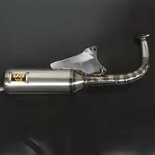 适用于 于 BWS100 鸭子100 机车2冲 排气管 消音器