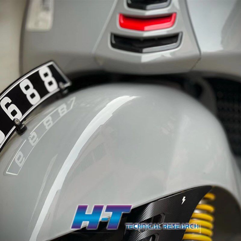vespa300 改装号码牌 春天150gts300 泥瓦鼻子牌子