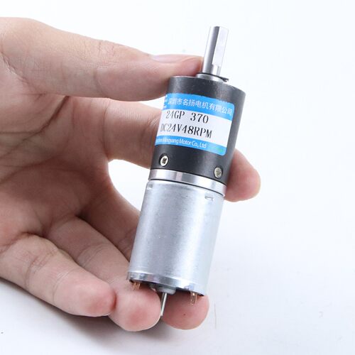 微型直流减速电机6v12v24v行星齿轮24GP-370调速低速电动机小马达
