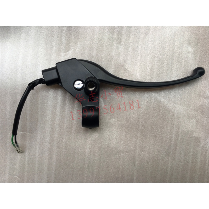 适用五羊本田新锋驰WH100-2/2A弯梁车前刹小把刹车闸把手柄右镜座