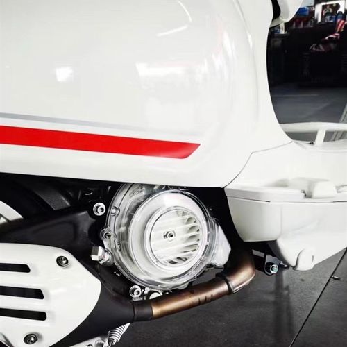 维斯帕改装Vespa150透明风扇盖 金属螺丝孔柱风叶轮