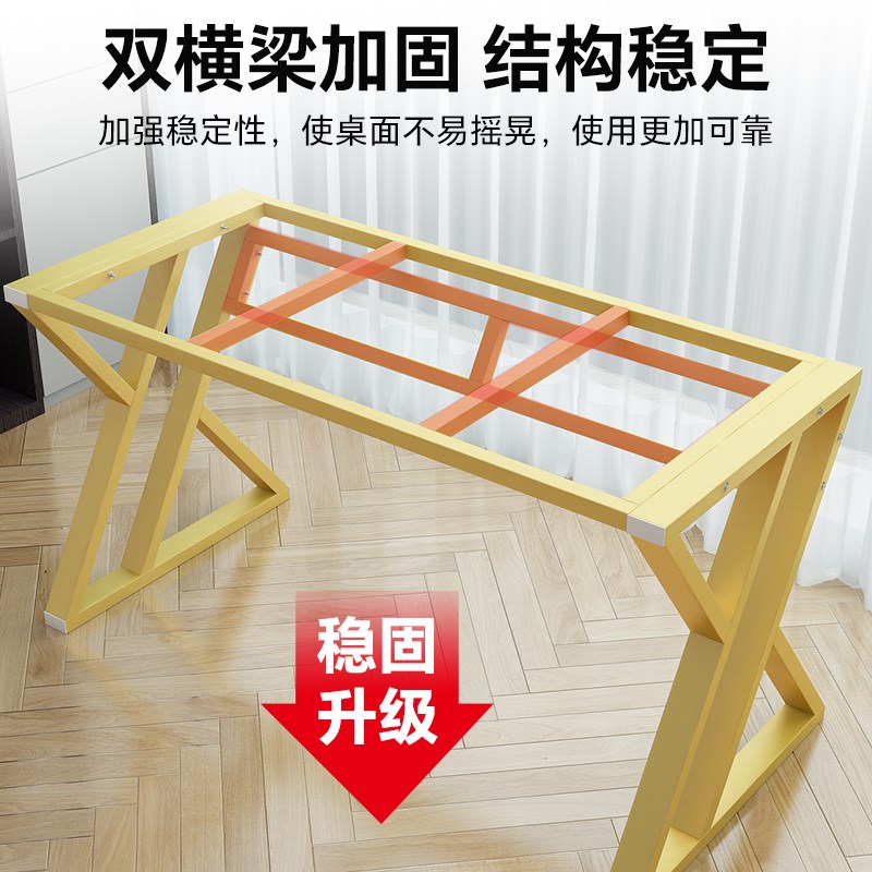 岩板电脑桌书桌大理石台面无甲醛简易书房学习桌定制工作台窄桌子