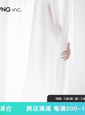 LIVING inc. 棉柔纱系列 白色窗纱客厅透光不透人卧室遮光窗纱帘