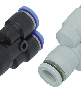 宁波EASUN亿日Y型三通EPY8 EPY6 EPY10 EPY12 EPY4气管快速接头