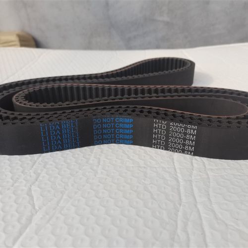 HTD8M-2000/250齿高品质橡胶进口线芯同步带磨床传动皮带