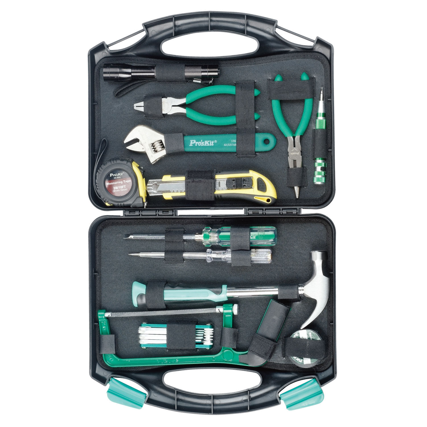 宝工PK-2015 16件电子电工常用工具组家庭用工具套装
