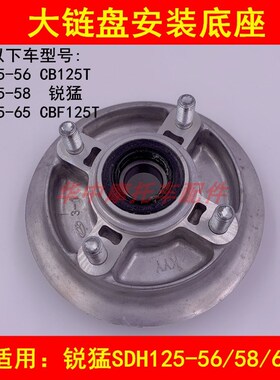 适配新大洲本田锐猛SDH12556/58/65链轮底座牙盘缓冲体缓冲胶皮