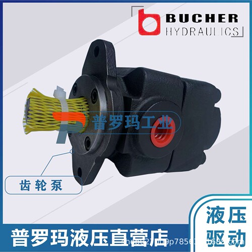 德国布赫BUCHER齿轮泵QXM22-005R06 QXM-22-006 QXM-008R06液压泵