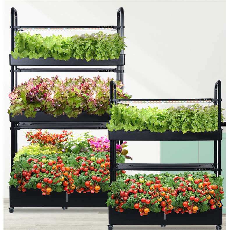 厂家智能多层种植机无土栽培设备 亚马逊园艺 家庭阳台种菜机