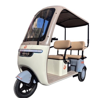 郑州休闲电动三轮车篷车一体蓬家用女士电动车老年休闲车老人三轮