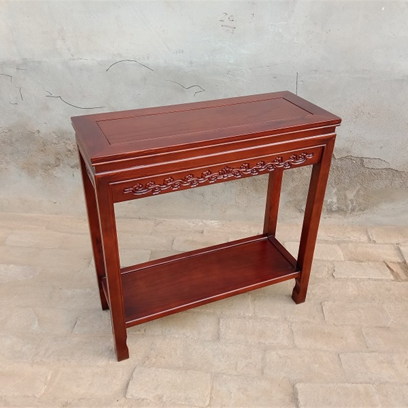 实木沙发边几角几窄边桌边柜客厅小茶几新中式长条桌简约长方形桌