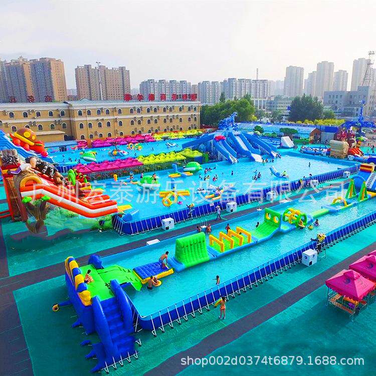 新款热卖水上乐园 成人支架游泳池水池 大型冰雪世界乐园设备厂家