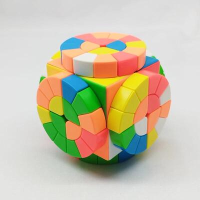 梯色 彩色六色时光轮魔方 时间机器魔方 Time Machine Cube