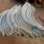 碳钢过轨镀锌90度冷煨镀锌穿线弯管大月弯管大半径异形中频弯管