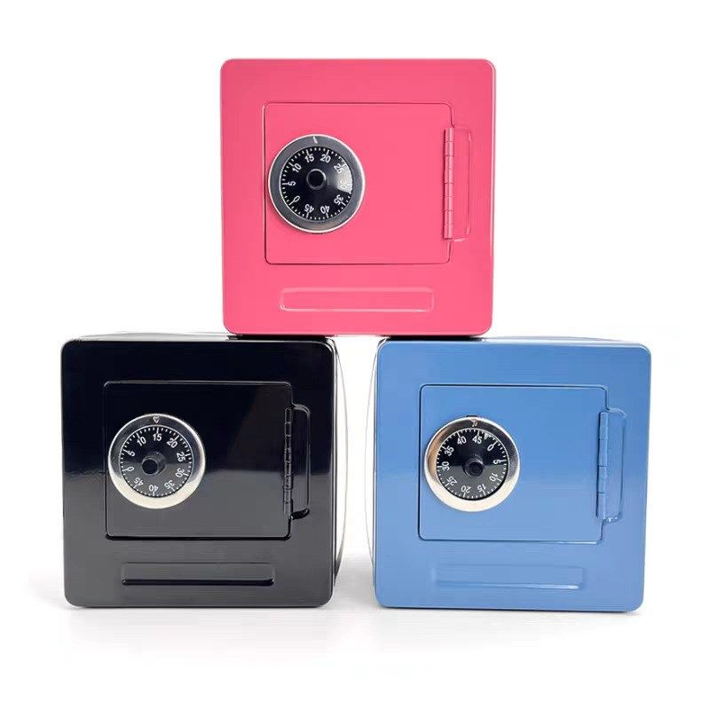 跨境新款金属密码存钱罐收纳盒创意钱箱金库储物盒硬币收纳箱小方,节庆用品/礼品,储蓄罐,淘宝优惠券,粉丝福利购,淘宝优惠卷