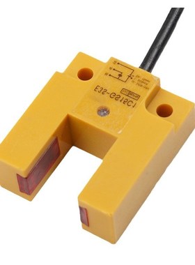 槽型光电开关E3S-DS15C1凹形传感器NPN直流三线常开常闭24V红外光