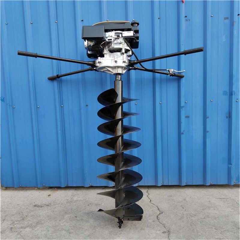 栽电线杆挖坑机山地光伏桩打洞机通信杆钻孔机轻便注浆加固打眼机