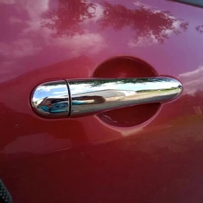 适用于12-21款雷诺Renault Zoe Z.E拉手贴车门把手贴车身改装饰条