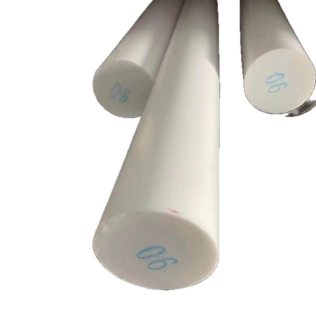 PTFE硬管白色聚四氟乙烯空心棒耐酸耐腐蚀铁氟龙四氟塑胶管材厂家
