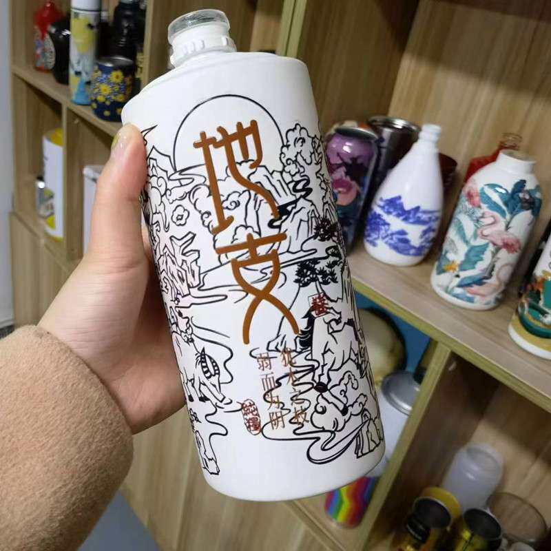 a3酒瓶3D浮雕UV打印机直身杯子圆柱体360度旋转uv彩印机智能升降