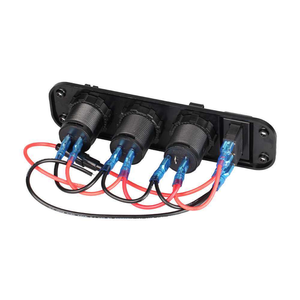 车载充电器快充12-24V房车轮船货车改装USB配件3.1a car charger