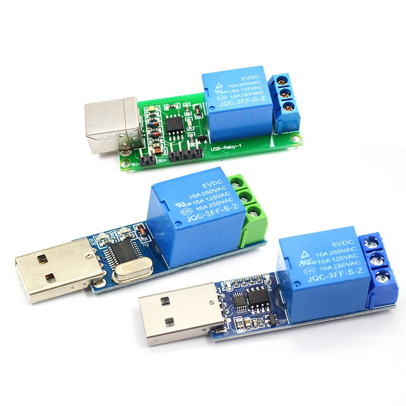 1路免驱电脑控制开关 LCUS-1 USB智能控制开关模块串口控制继电器