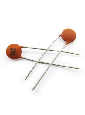 瓷片电容 102 1000PF 1NF 50V 瓷介电容磁片 电容器 (100个)