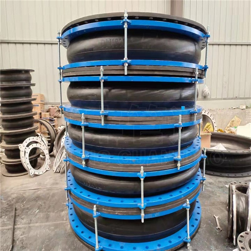 耐腐法兰橡胶接头 避震喉 柔性膨胀节 耐高温弹性单球体软连接