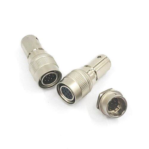 兼容广濑HR10A-10P-10P工业相机航空插头 广濑2号插拔自锁连接器
