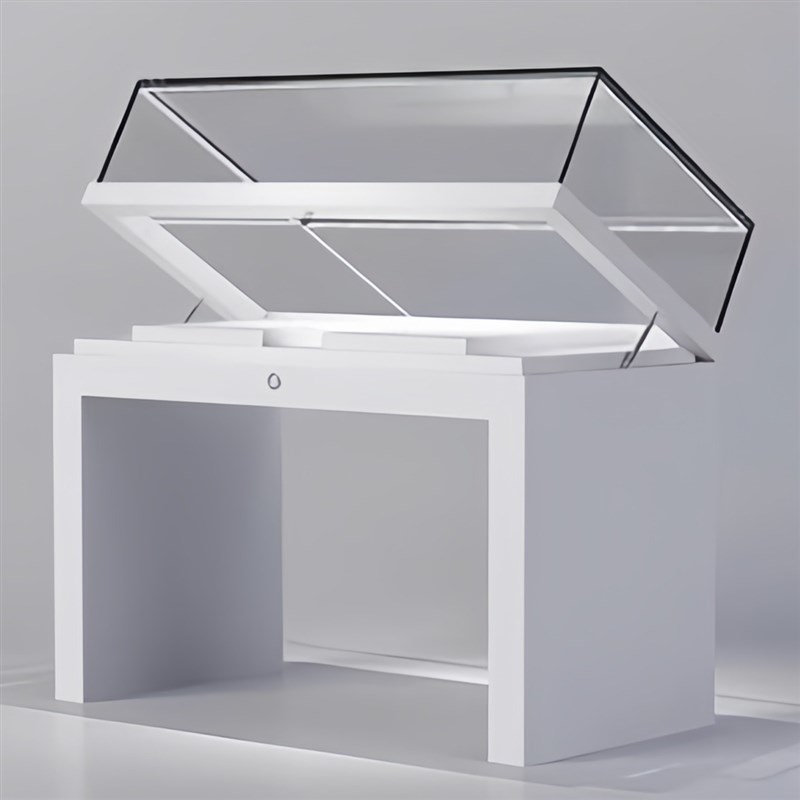 博物馆展柜玻璃展柜烤漆液压展台文物古董陈列柜书画艺术品展示柜