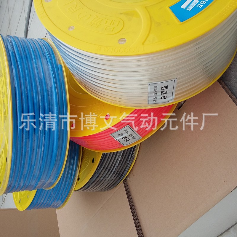 供应原装进口PU气管 空压机气管 气动风管 聚氨酯软管PU12*8