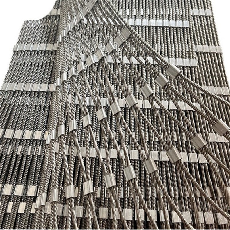 煤矿煤机防护网井下液压支架铝扣网煤矿矿井低碳钢丝绳安全网厂家