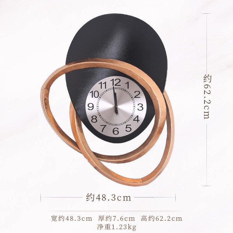 创意时尚钟表客厅简约现代玄关餐厅背景墙面装饰挂钟轻奢静音时钟