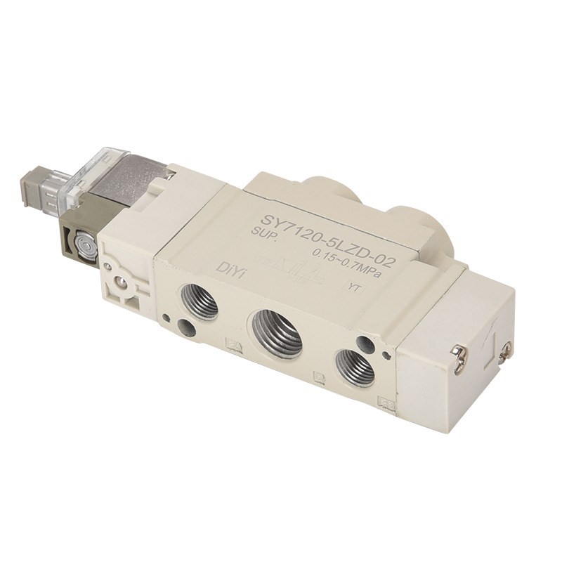24V电磁阀SY5120-5loz-01电磁控制阀5220/5320-3/4/6线圈5LZD-C6