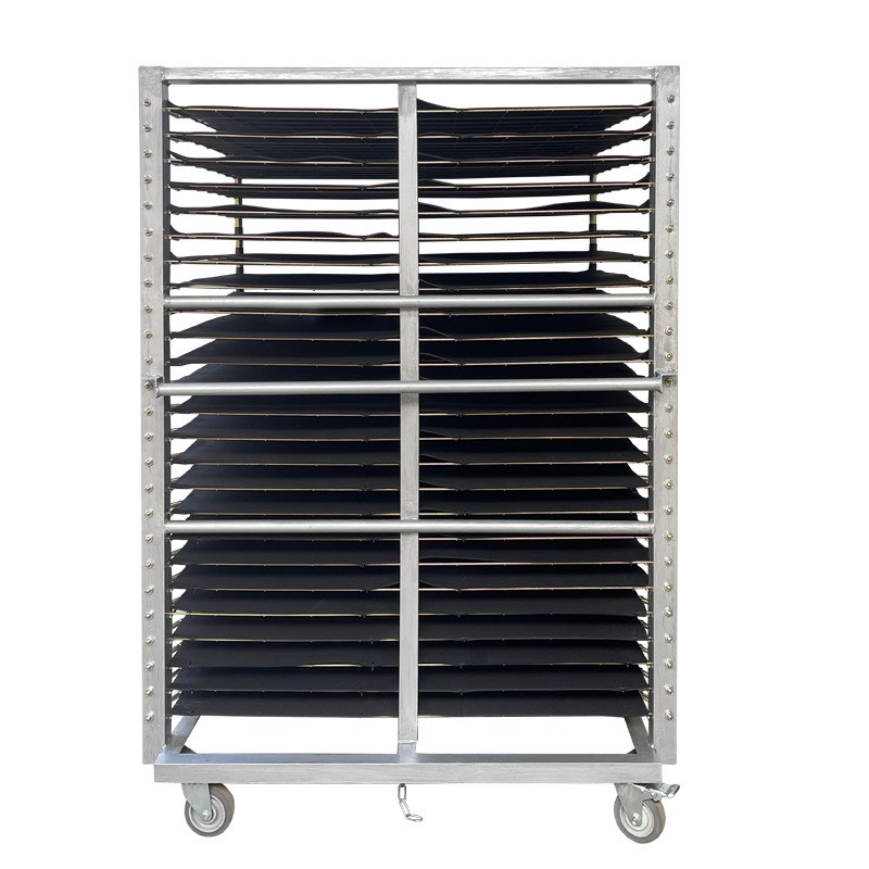 工厂现货25层丝印防静电千层架晾画架周转车晾纸架线路版晾架网架