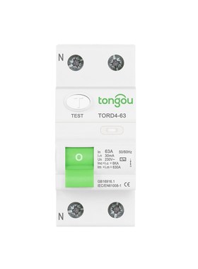 漏电保护器漏电断路器家用2P63A漏电保护开关AC型RCCB RCD跨境