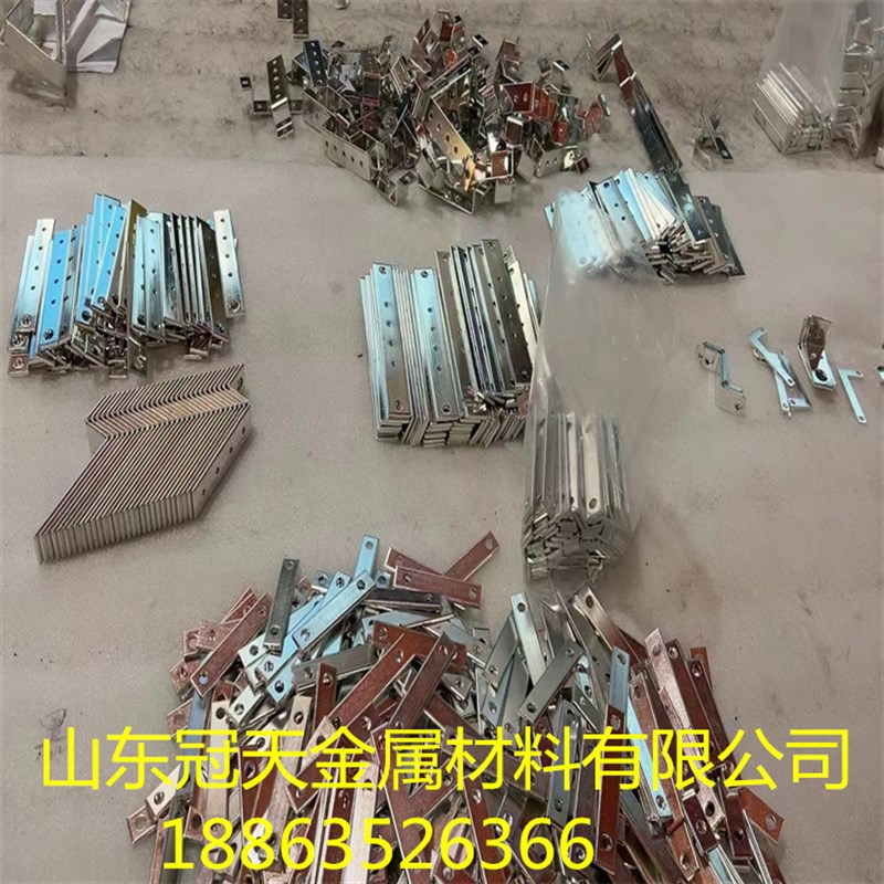 厂家供应铜排T2国标镀锡紫铜排可加工折弯打孔导电接地配电柜配件