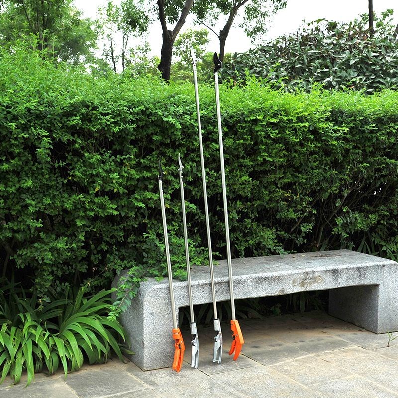 新款修枝剪不锈钢剪高枝剪修剪园林疏花疏果高枝花剪摘果剪高空剪