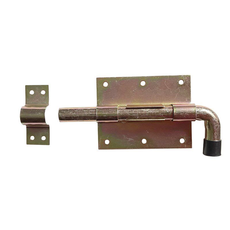 插销铁插销门锁 一体加厚加粗焊接铁门栓焊接铁插销明装防盗门栓