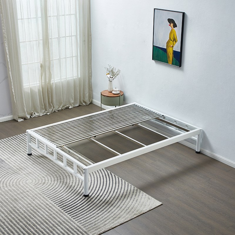 榻榻米不锈钢床酒店床宾馆公寓标间旅馆床双人床简易床垫支架