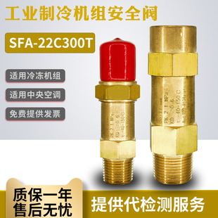 冷冻机组安全阀SFA 22C300T14工业中央空调泄压阀T10冷凝蒸发器