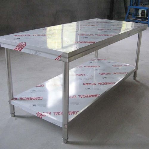 厨房实验室打荷台台面剁肉台304不锈钢切菜台作台工作台厚