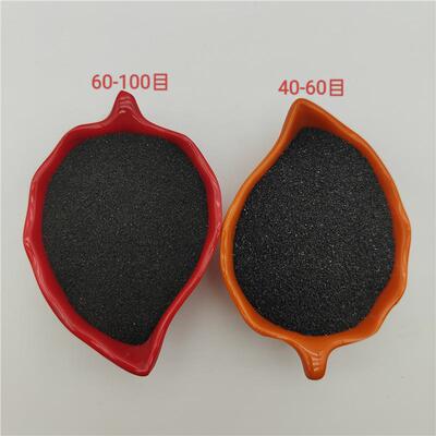 供应配重铁砂 铁屑 桥梁钢箱梁混凝土配重大比重铁砂机械喷砂