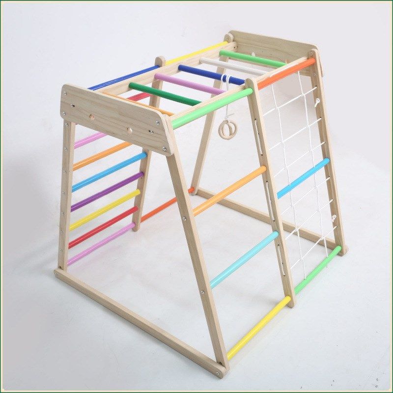 实木儿童攀爬架室内家用小型家庭乐园宝宝攀岩滑梯秋千组合淘气堡