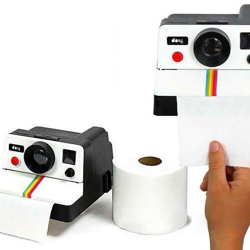 Camera Tissue Box复古相机纸巾盒家用卷纸盒照相机卷筒纸巾抽
