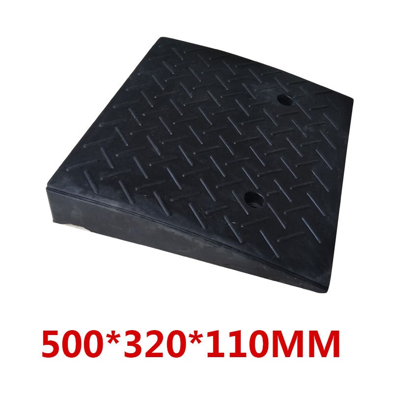 13公分手提式橡胶路沿坡 斜坡垫 车轮上坡垫 路牙子垫 汽车台阶垫