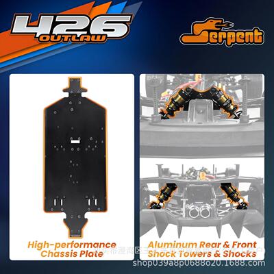 蛇仔serpent SER300040 426 0utlawRTR 1/7 4Wd EP全地形竞技赛车