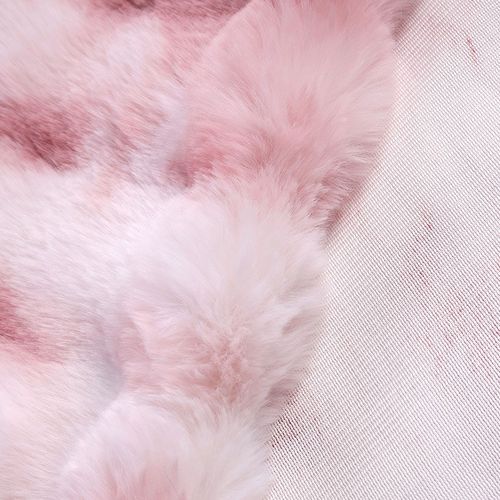 绍兴厂家直供1000g扎染印花泡泡兔毛靠垫抱枕毛毯家居家纺布料