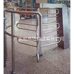 景区车站人行通道旋转半高转闸不锈钢防尾随单向门栅栏转闸厂家