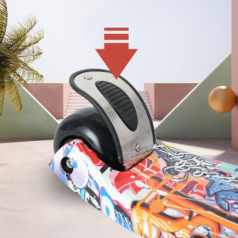 格灵童滑板车儿童滑滑车宽轮1-3-6-12岁四轮5小孩单脚男孩女宝宝